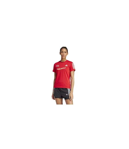 T-shirt Berlin Half Marathon Femme Rouge Adidas