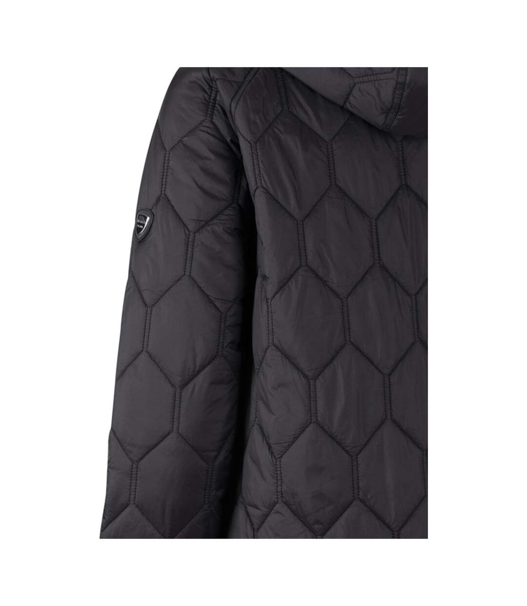 Womens/ladies Phase Padded Jacket Black Trespass-3