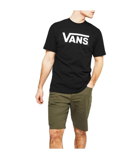 T-shirt Motif/style Classique Homme Noir Blanc Vans