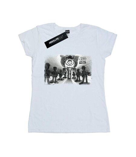 Disney T-shirt en coton Womens/Ladies Toy Story Evil Dr Pork Chop (Blanc) - UTBI44256