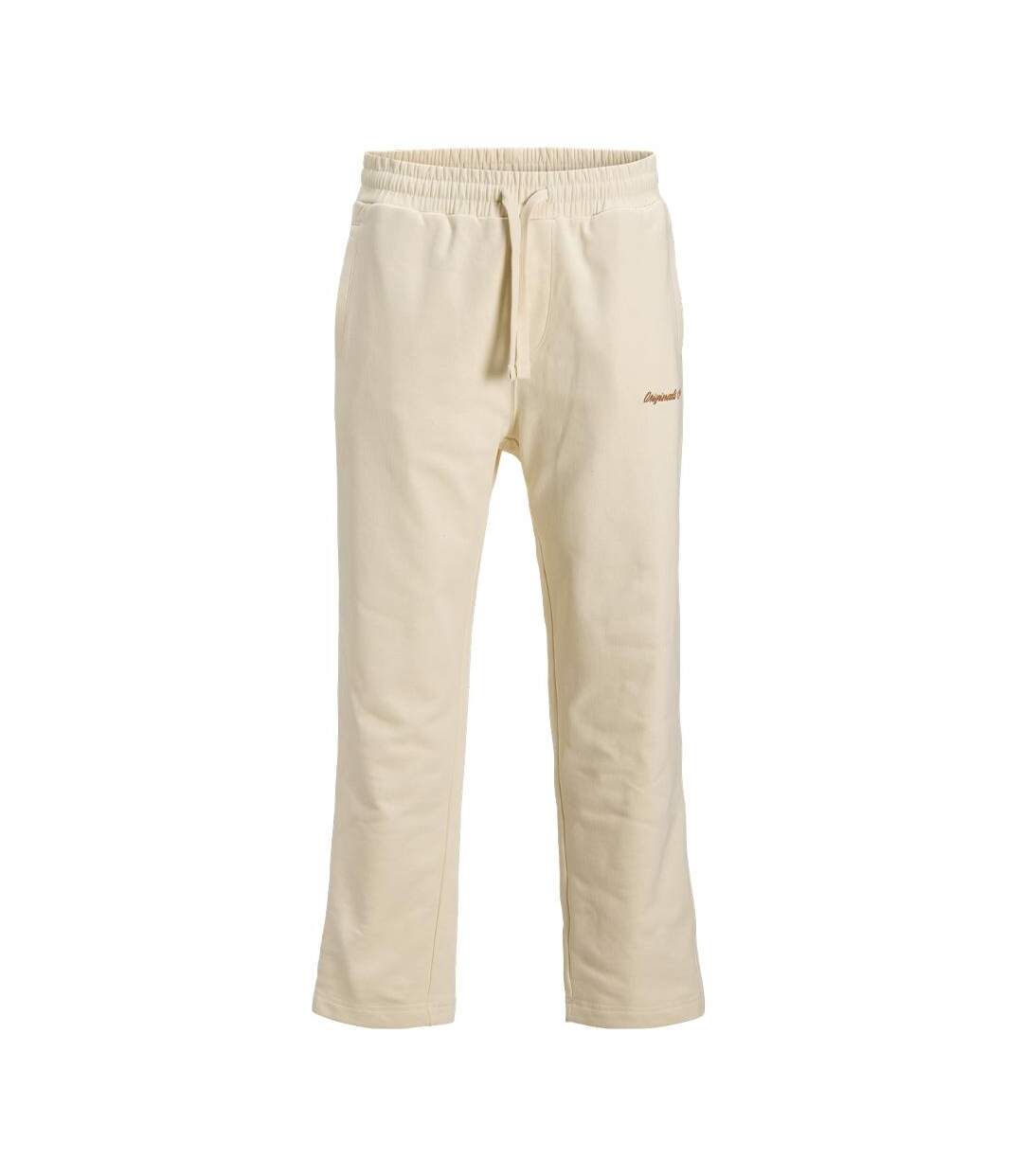 Pantalon fluide beige homme jack & jones kaness-1