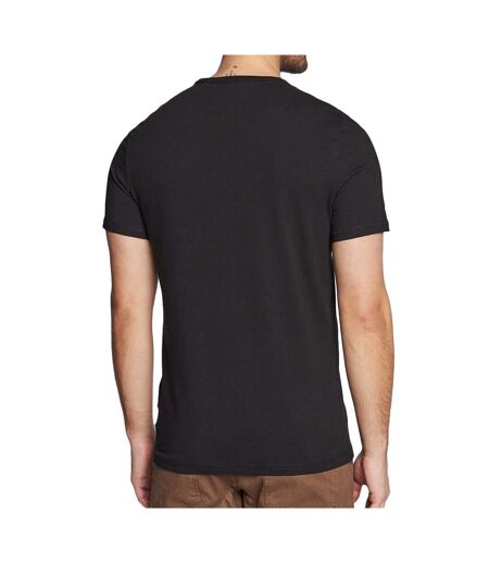 T-shirt Noir Homme Guess Maksim - S