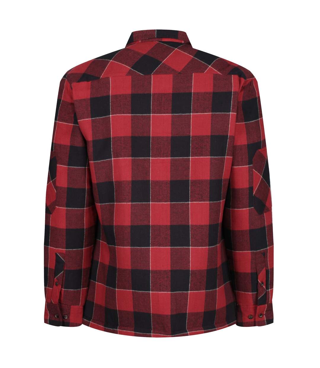 Mens shelford checked padded shirt red Regatta