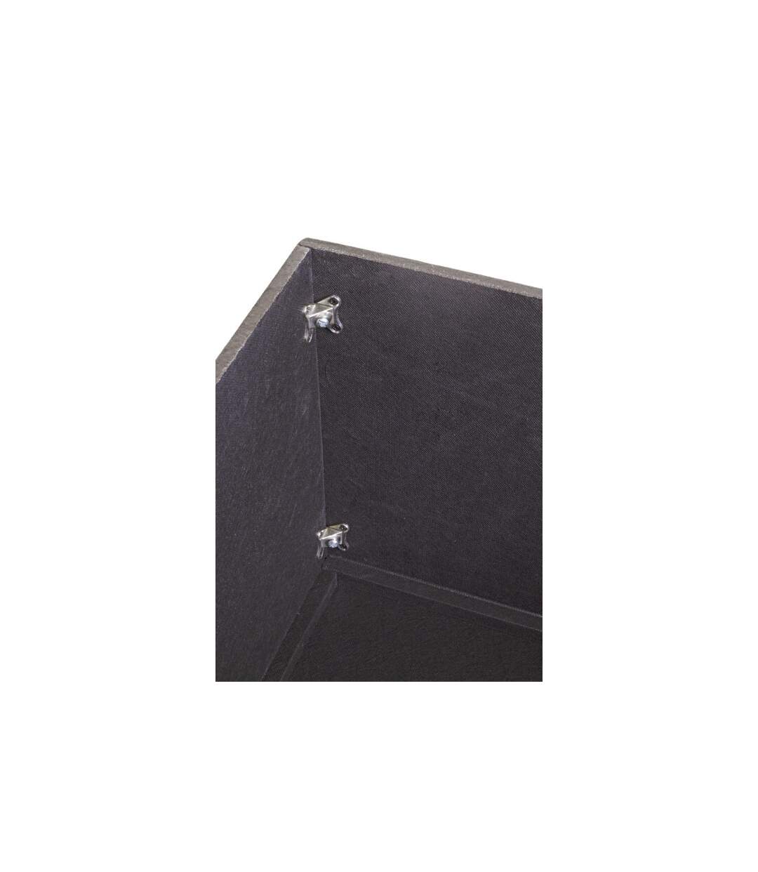 Coffret de Rangement Velours Idaya 65cm Anthracite-5