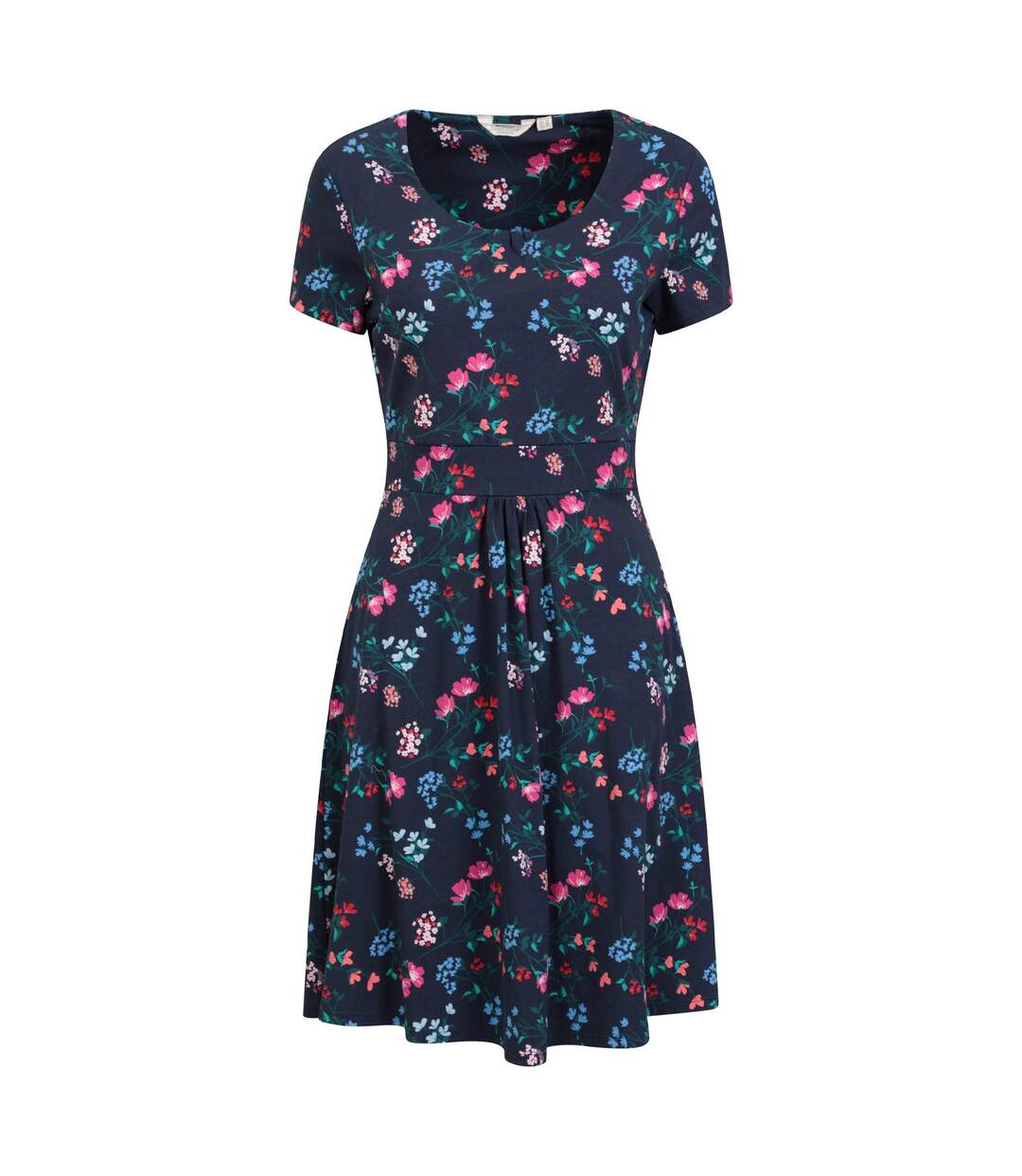 Womens/ladies orchid floral uv protection dress navy Mountain Warehouse