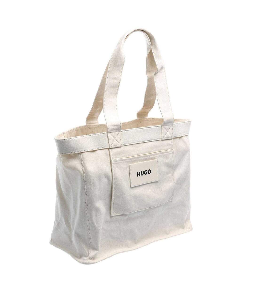 Tote Bag Becky Femme Taille Unique Blanc Blanc Délavé Hugo-3