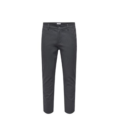 Chino Gris Homme Only & Sons Nicky Pete - W28-L30