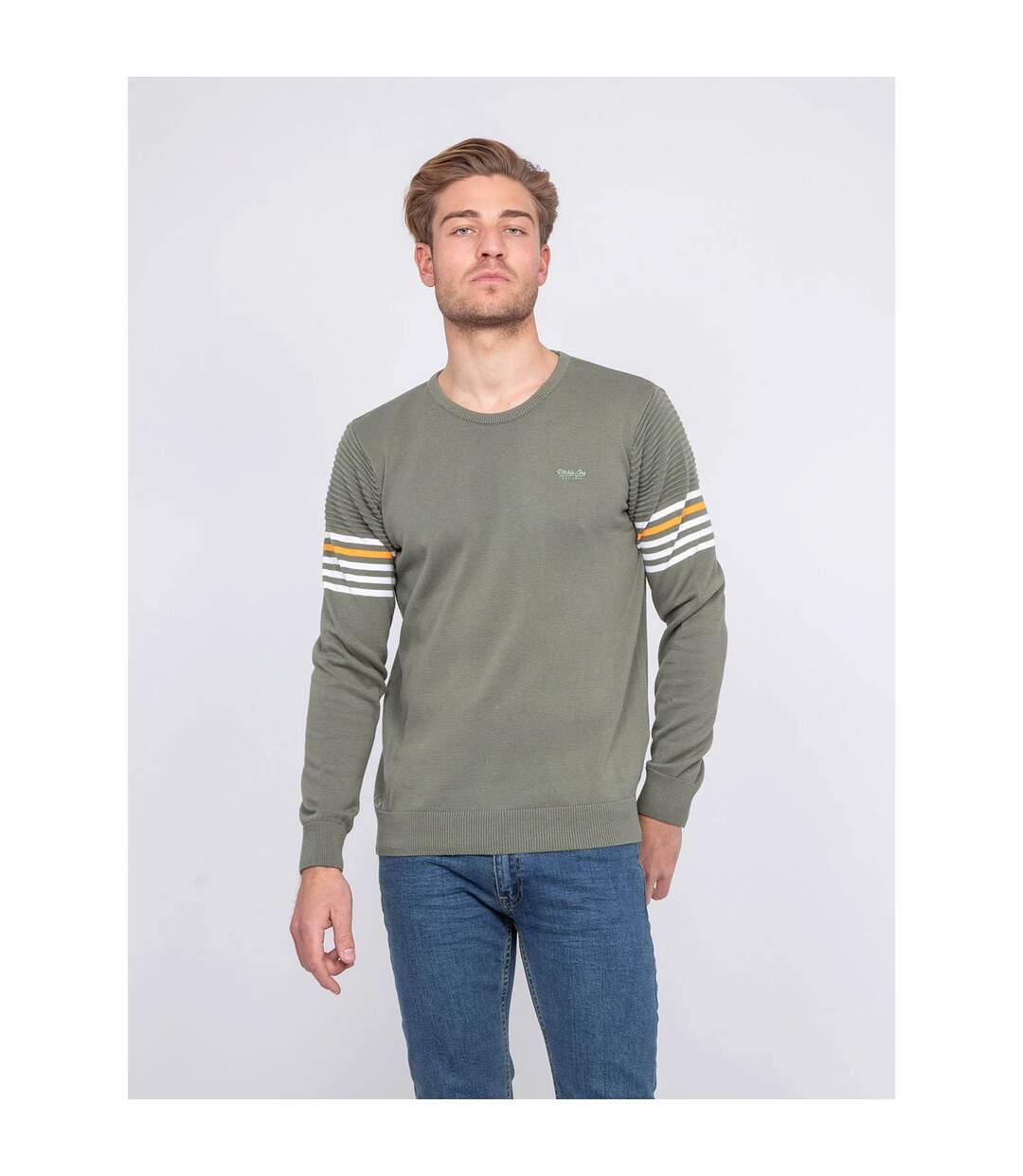 Pull fin col rond coton ALTO-1