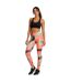 Legging Entraînement Femme Noir Corail Diadora-4