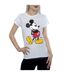 Disney T-shirt en coton Mickey Mouse Classic Kick - Femmes/Dames (Blanc) - UTBI30952-2