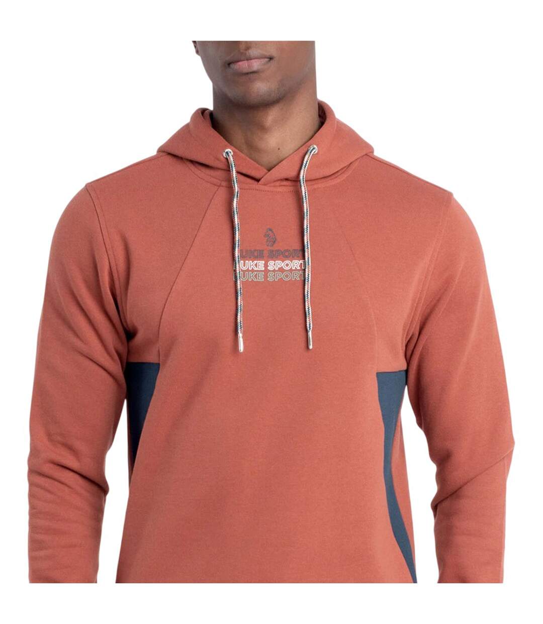 Mens Munich Lettering Print Hoodie Cinnamon Luke-3