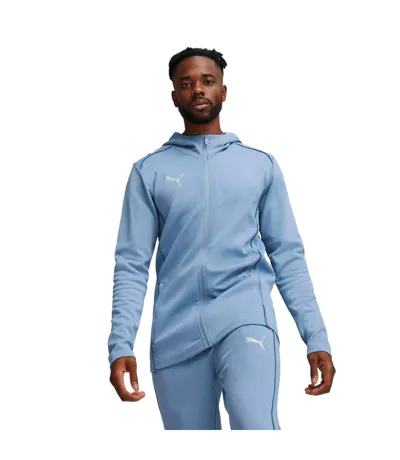 Veste À Capuche Teamfinal Casuals Homme Bleu Puma