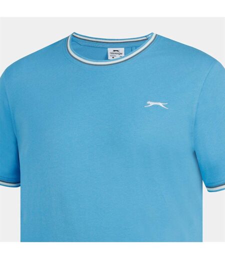 Mens Cotton T-shirt Bright Blue Slazenger