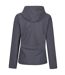 Womens/ladies Venturer 3 Layer Hooded Soft Shell Jacket Seal Grey Black Regatta-2