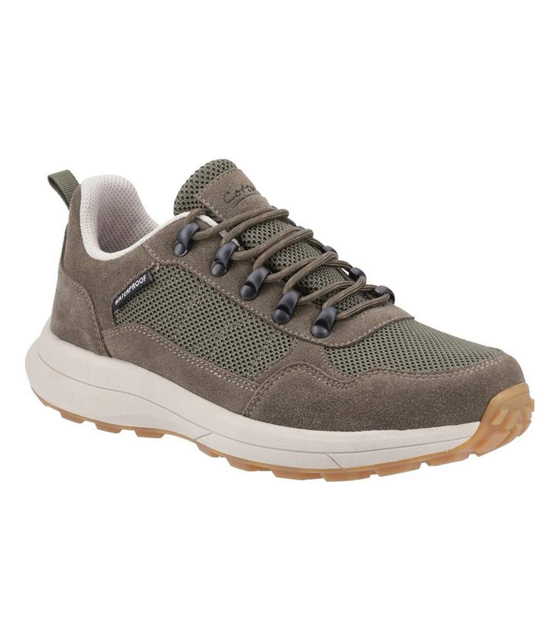 Baskets Elmfield Homme Vert Kaki Cotswold-1