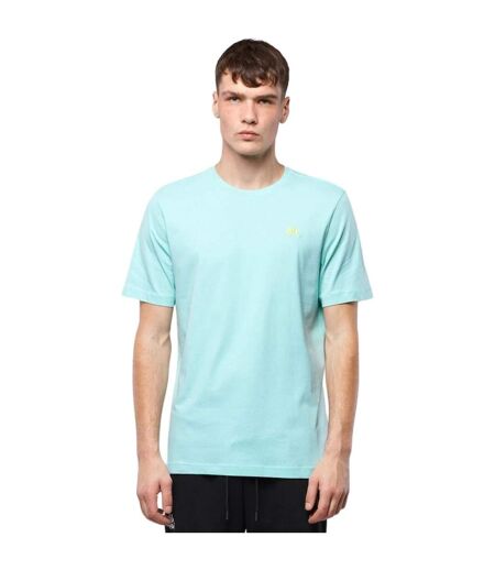T-shirt Motif/style Logo Brodé Homme Bleu Kappa