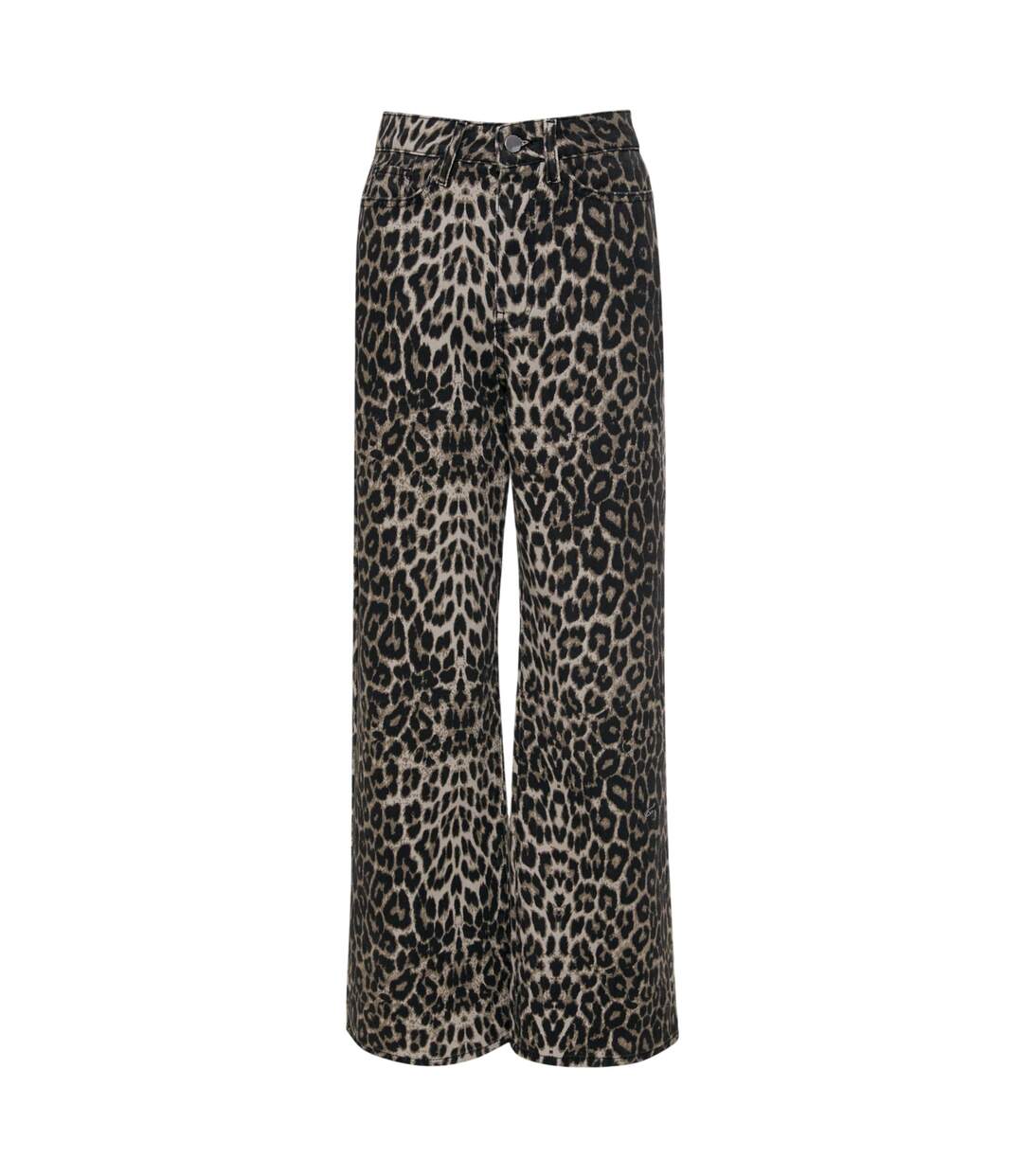 Jean Soleil Femme Gris Imprimé Léopard Threadbare-2