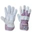 Unisex adult a210 canadian leather rigger gloves 3xl grey Portwest-1