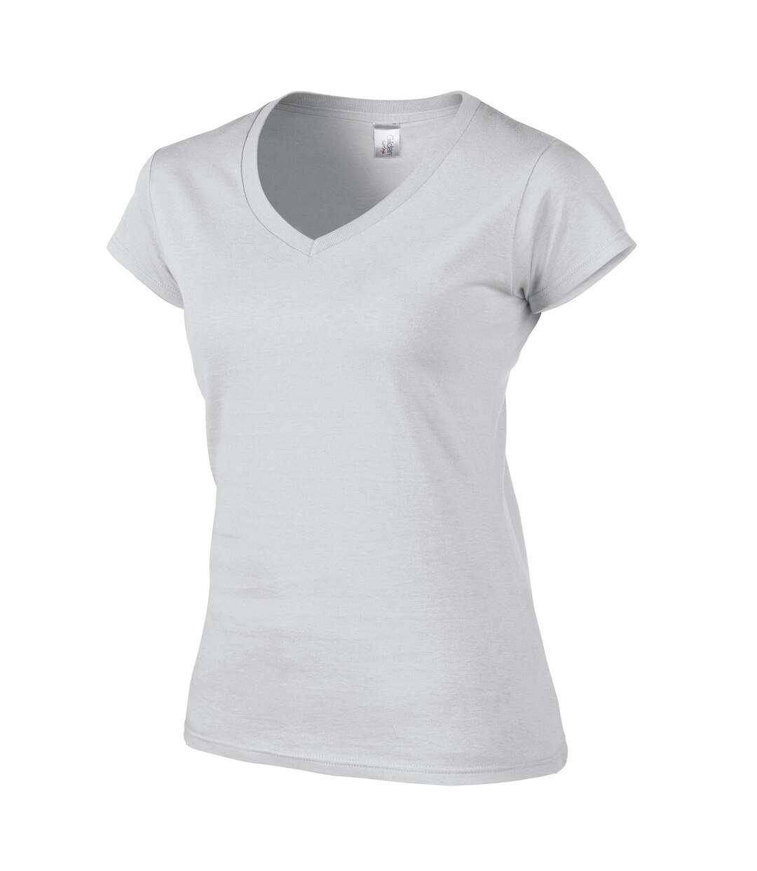 T-shirt femme blanc Gildan