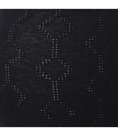 FLOSO Ladies/Womens Thermal Underwear Long Jane (Viscose Premium Range) (Black) - UTTHERM132