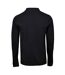 Tee Jays Mens Luxury Stretch Long-Sleeved Polo Shirt (Black) - UTPC5690