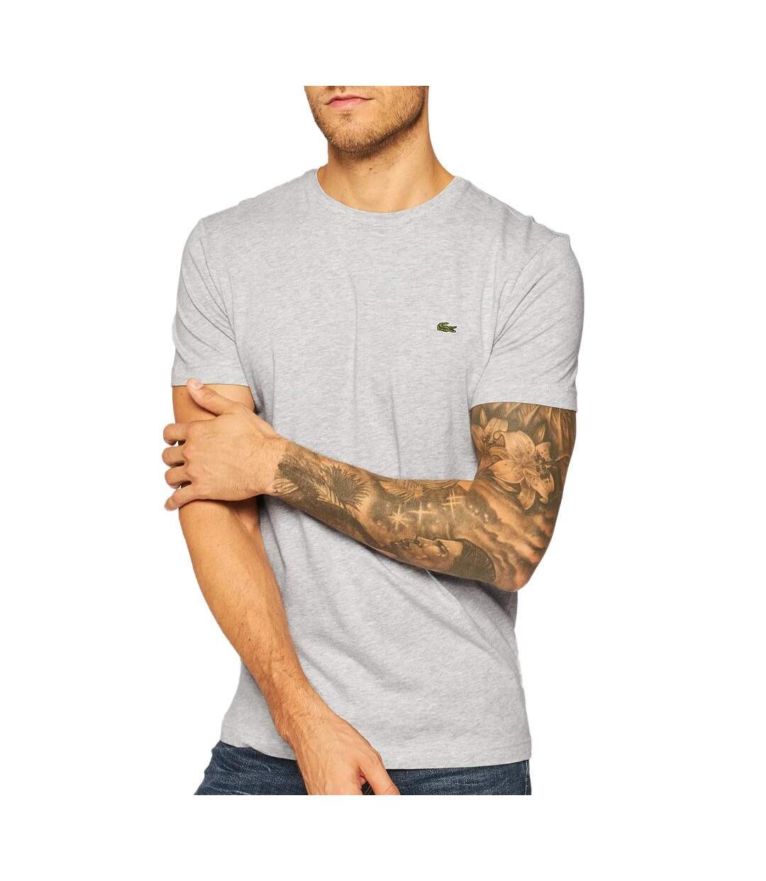 T-shirt gris homme lacoste th2038-1