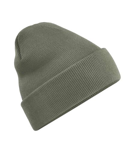 Unisex adults original cuffed beanie olive Beechfield