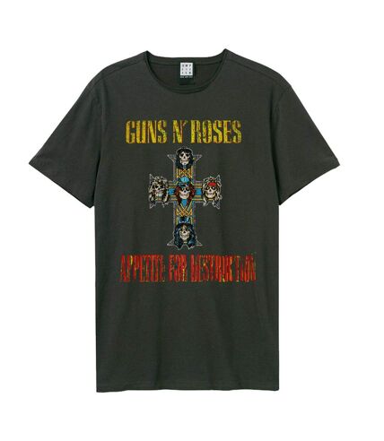 T-shirt appetite for destruction adulte charbon Amplified