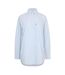 Womens/ladies Lola Oxford Long-sleeved Button-down Shirt Beautiful Blue Levis-2