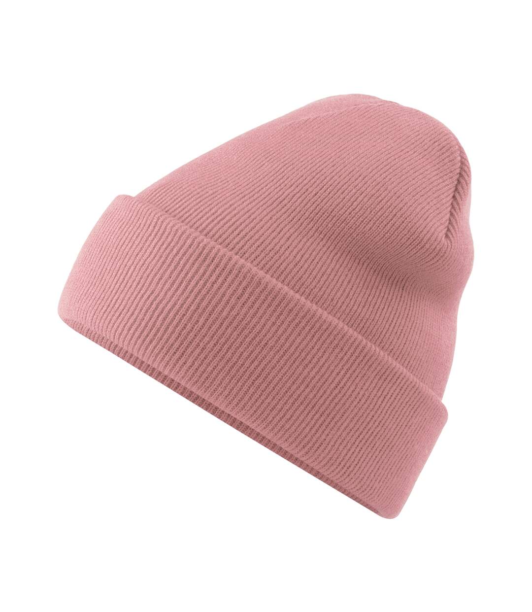 Bonnet Tricoté Unisexe Rose Beechfield-2