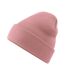 Bonnet Tricoté Unisexe Rose Beechfield-2