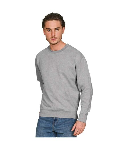 Mens Core Combed Cotton Regular Sweatshirt Ash Grey Casual Classics