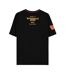Womens/ladies Bulldog Regular T-shirt Black Pink Riverdale-2