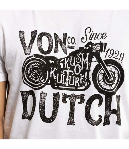 T-shirt col rond en coton homme Logo Vondutch