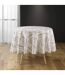 Nappe Antitache Ronde Imprimé Alma 180cm Naturel-1