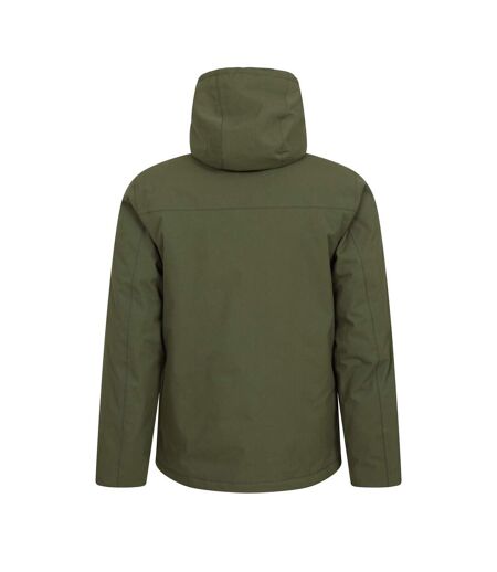 Mountain Warehouse Mens Coastline Borg Waterproof Jacket (Green)