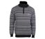 Pull camionneur col montant zippé jacquard PAST1N-2
