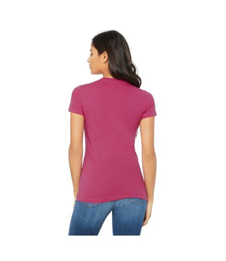 Bella + Canvas Womens/Ladies The Favourite T-Shirt (Berry)