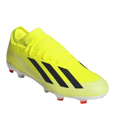 Mens X Crazyfast League Firm Ground Football Boots Yellow Adidas