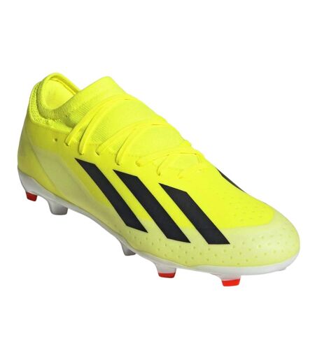 Mens X Crazyfast League Firm Ground Football Boots Yellow Adidas