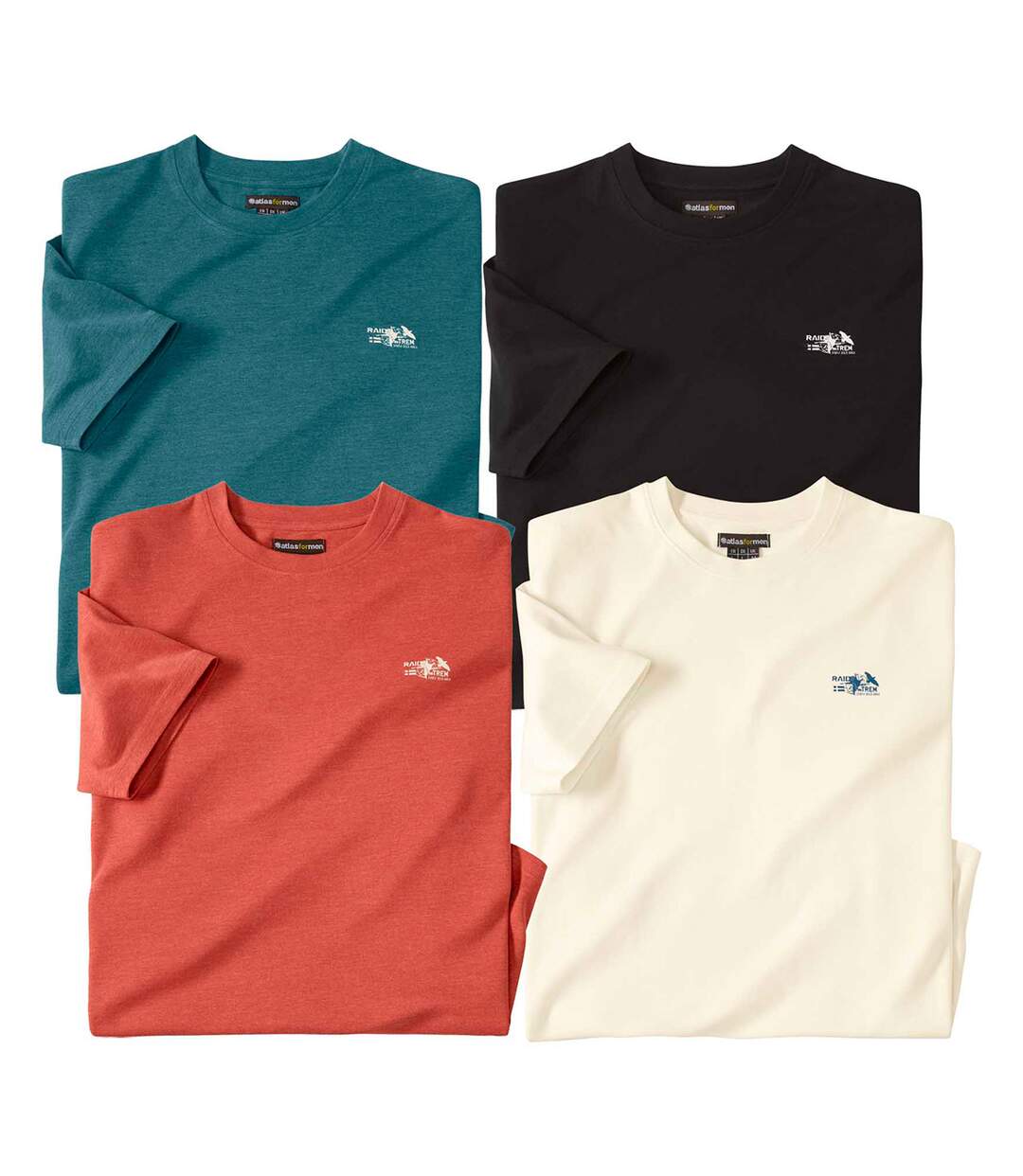 Le Lot de 4 Tee-shirts Col Rond Raid Rx-Trem