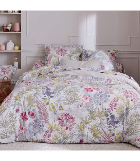 Drap plat satin de coton ANAÏS multicolore