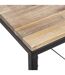 Table haute design industriel Edena - L. 115 x H. 98 cm - Noir-3