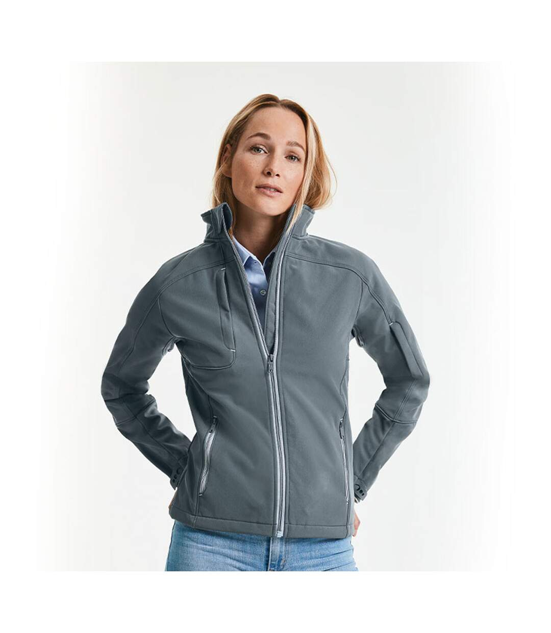 Veste softshell bionic femme gris Russell