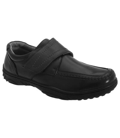 Smart Uns Mens Touch Fastening Casual Shoes (Black) - UTDF138