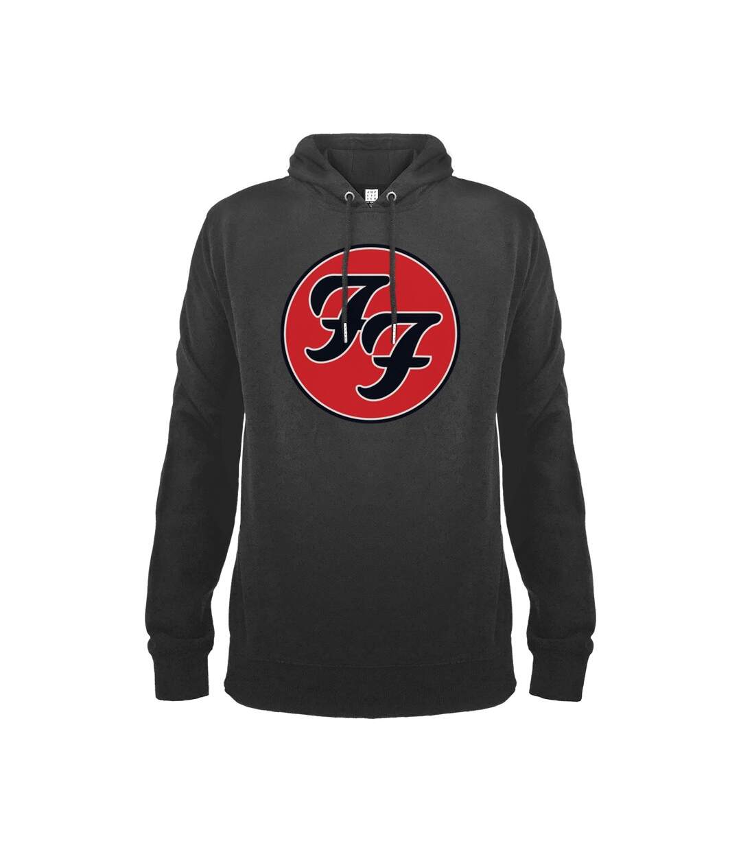 Unisex Adult Double F Logo Foo Fighters Hoodie Slate Amplified-1