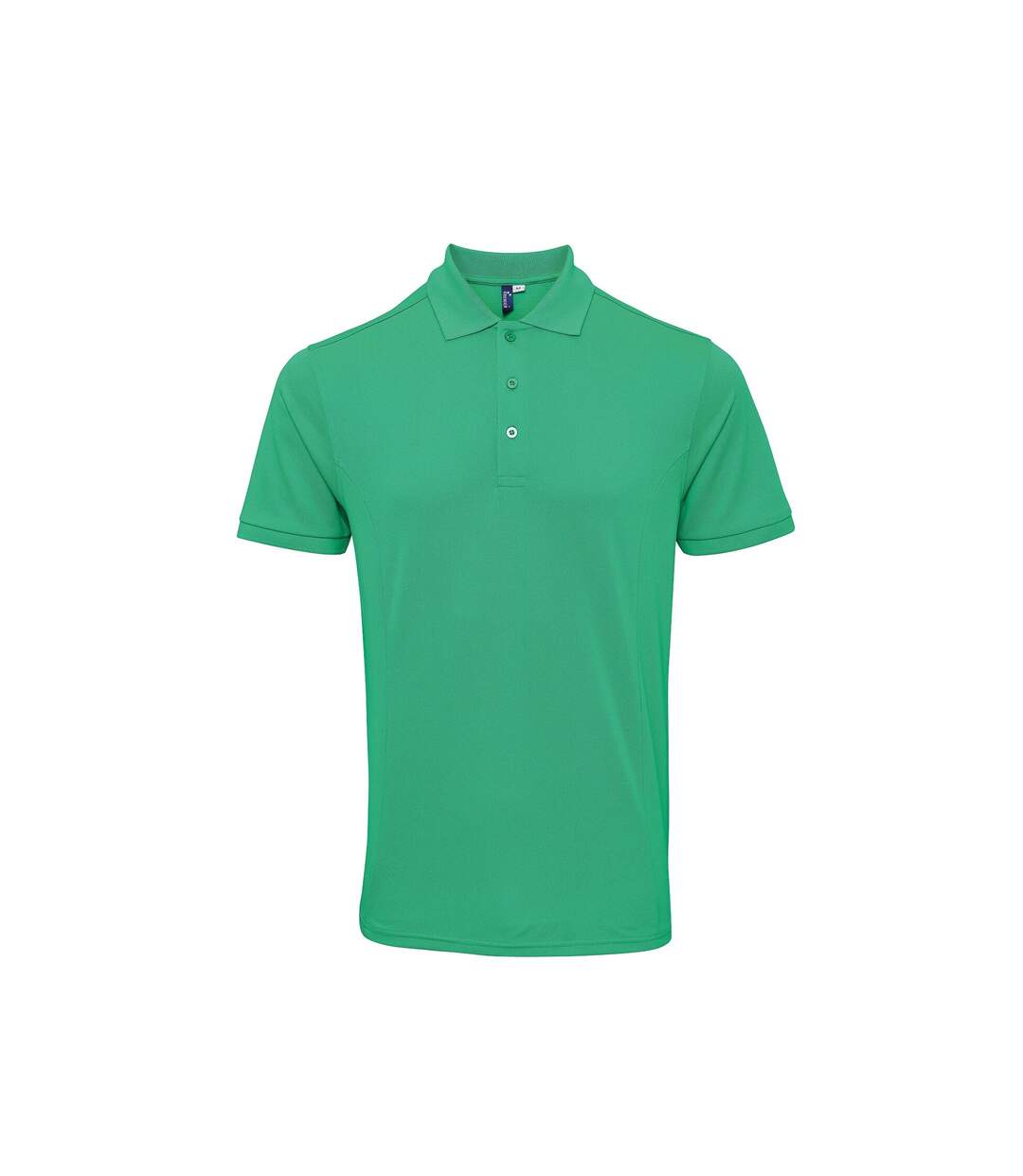 Polo piqué coolchecker homme vert bouteille Premier