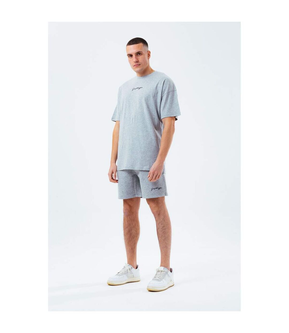 Hype Mens Marl Shorts (Gray)