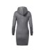 Robe À Capuche Snap Femme Gris Foncé Malfini-2