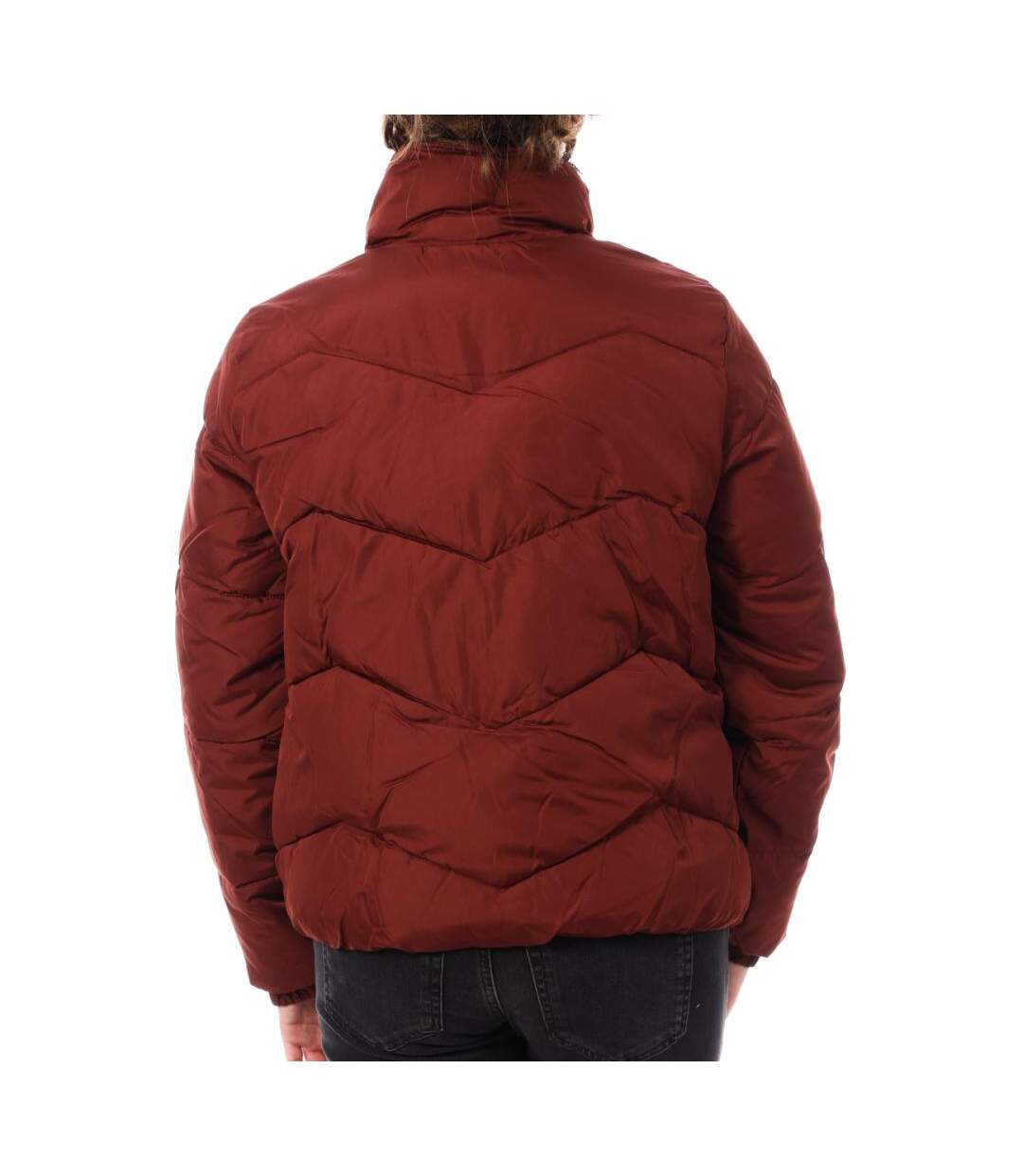 Doudoune rouge femme vero moda ligario-2